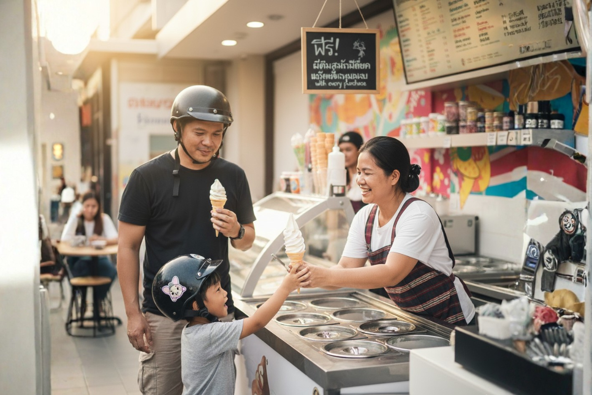 Merchants like ice cream shops can become Hero Stops